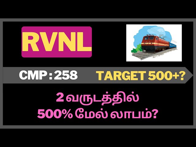 Stock Analysis In Tamil - RVNL | Rail Vikas Nigam Ltd | CPSE Stock | Target?| Tamil