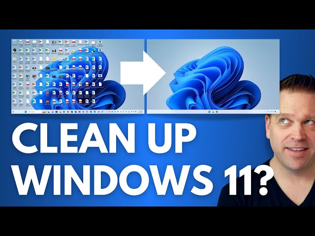 Clean up Windows 11 for demos and screen sharing