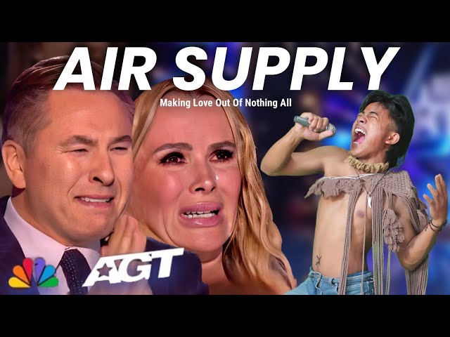 Golden Buzzer| The judges cried hearing the song Air Supply with an extraordinary voice on the world