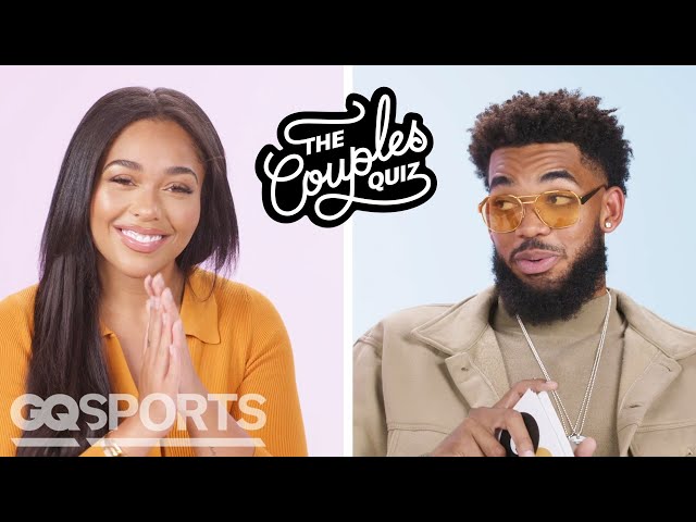 Karl-Anthony Towns & Jordyn Woods Take a Couples Quiz | GQ Sports
