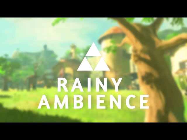 Zelda | Rainy Hateno Night | Ambience [10 Hours]