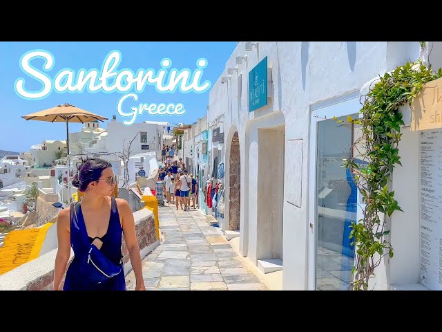 Santorini, Greece 🇬🇷 - A Luxurious Playground- 4k HDR 60fps Walking Tour (▶86min)