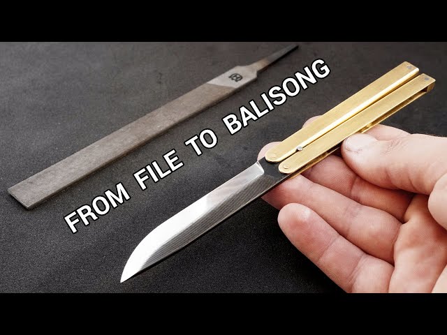 Making Balisong Knife out from Little File