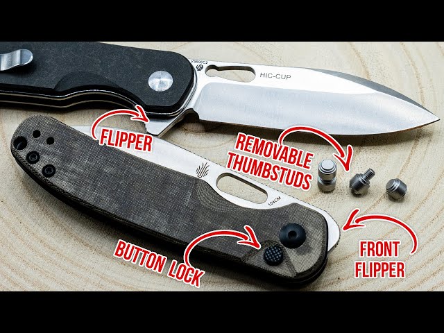 Kizer Hic-Cup Knife Review - Micarta Front Flipper vs Richlite | Which One Is For You?