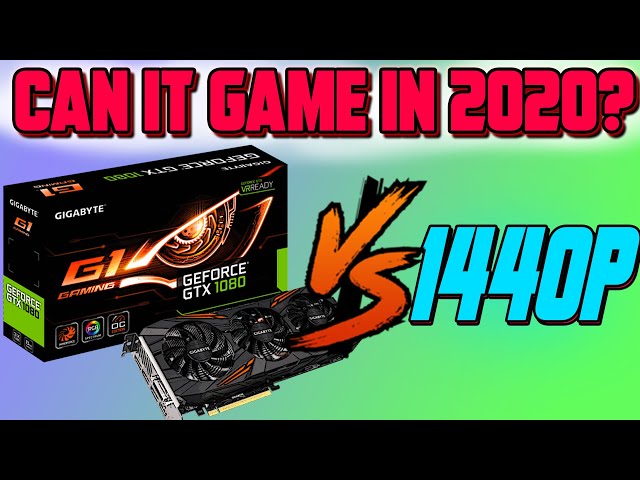 Gaming with GTX 1080 on 1440p in 2020! (10 Games Benchmarked)