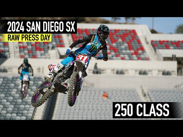 2024 San Diego SX ft. Smith, Nicoletti, DiFrancesco, & More | Press Day Raw