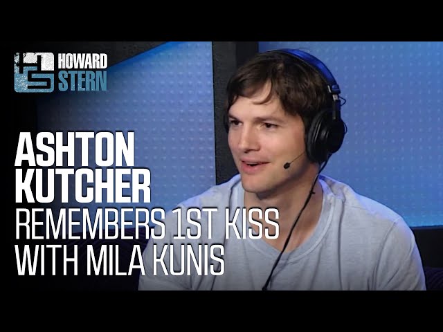 Ashton Kutcher and Mila Kunis’ 1st Kiss Happened on TV (2017)