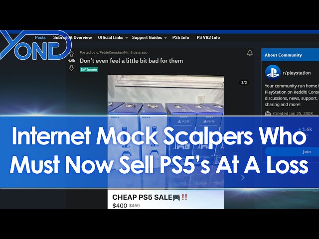 Internet Mock Desperate Scalpers Who Must Now Sell PS5 Consoles At A Loss