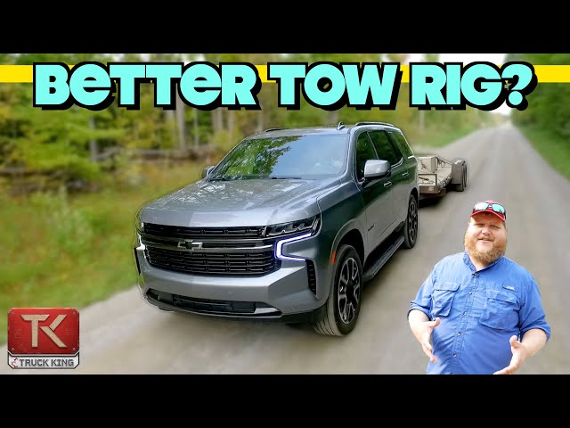 Watch This Before You Buy a 2021 Chevy Tahoe - We Hookup a Trailer to See How it Tows