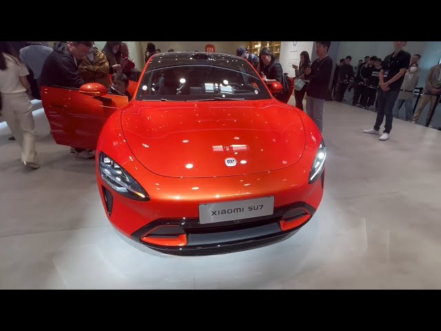 Static Experience of SU7 at the Xiaomi Car Booth