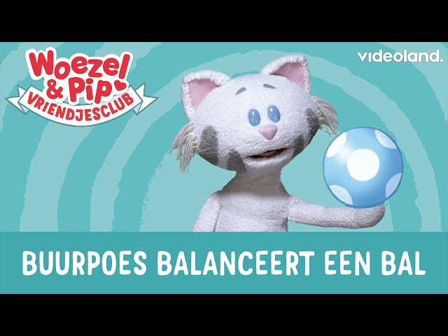 Woezel & Pip Vriendjesclub - Buurpoes balanceert een bal op haar hoofd!⚽