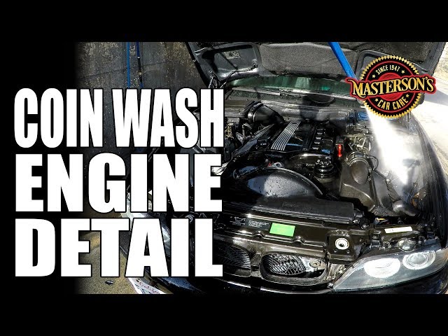 How To Coin Wash Engine Detail - Masterson's Car Care - Detailing Tips & Tricks