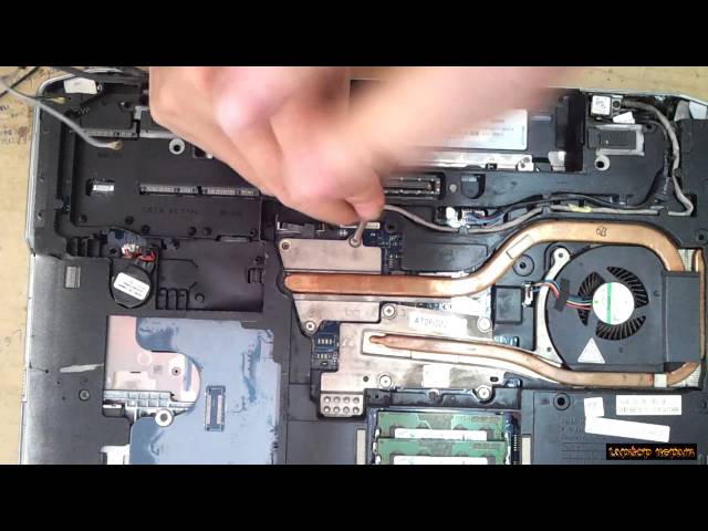 Dell Latitude E6520  Disassembly and fan cleaning  Laptop repair