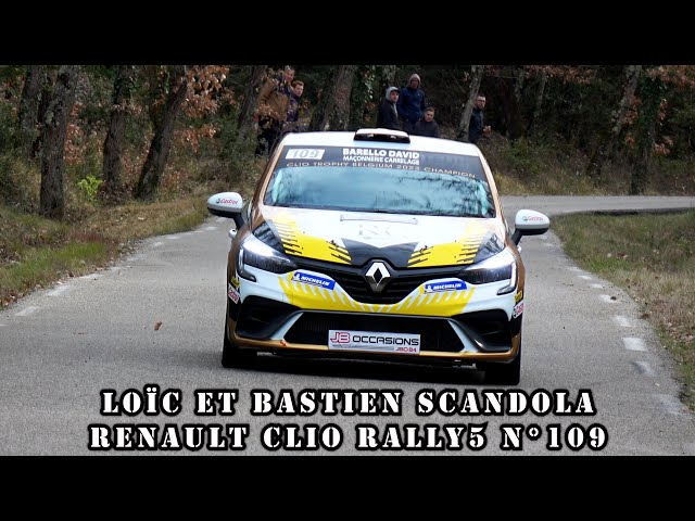 Rallye de Vaison la Romaine 2024 - Renault Clio Rally5 N°109 - Loïc et Bastien SCANDOLA