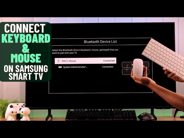 Connect Keyboard and Mouse to Samsung Smart TV! [How To]