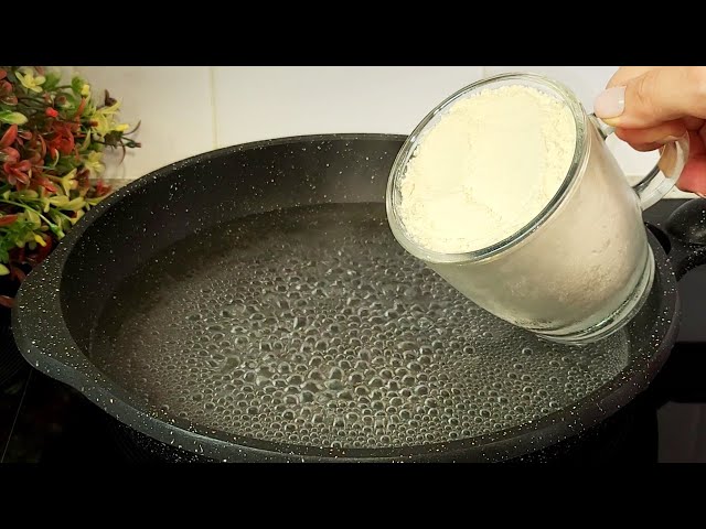 Add flour to boiling water and it will instantly taste delicious! 3 simple recipes!