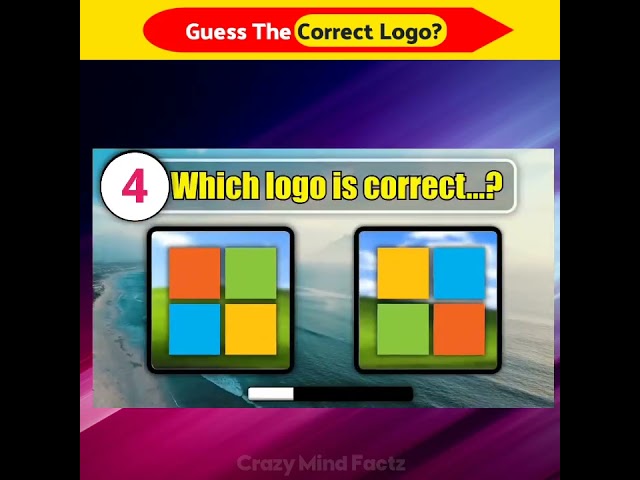 Guess The Correct 🤔 Logo? | Crazy Mind Factz #shorts