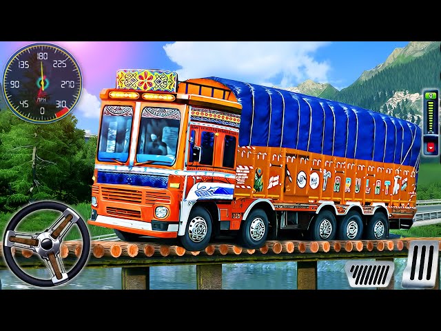 Indian Cargo Truck Driver Simulator - Ashok Lorry Truck Offroad Driving - Android GamePlay