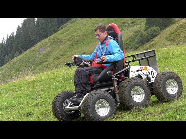Extrem Gelände Rollstuhl HexHog Wildsau