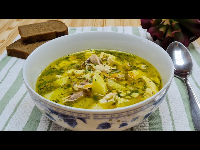Delicious chicken soup everyone will love! Satisfactory and fast!