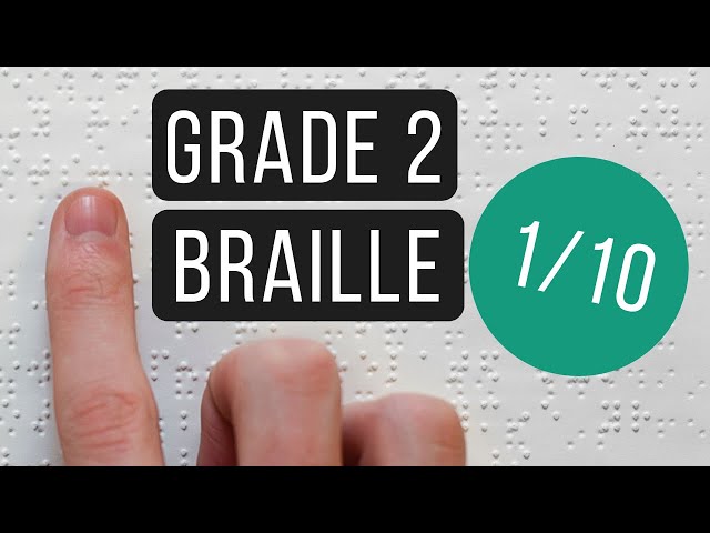 LEARN BRAILLE ALPHABETIC WORDSIGNS | Grade 2 Braille: Part 1 of 10