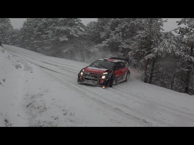 Tests Citroën Sport C3 WRC pré Rallye Monte Carlo 2018 by Ouhla lui Movie