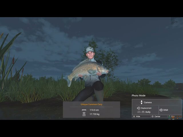 How to catch Unique Carp 17kg Fishing Planet at night in 4k gameplay