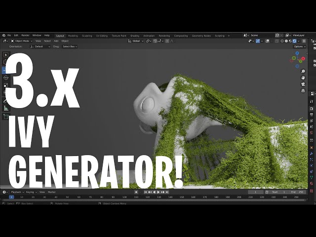 Blender 3.x - Free Ivy Generator!