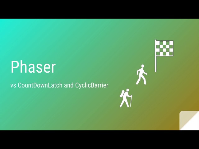 Phaser vs CountDownLatch vs CyclicBarrier