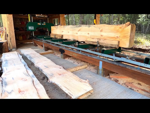 Can't BELIEVE This Is Our SIDING - Milling Ponderosa Pine Board and Batten On Our HM130 Max Sawmill