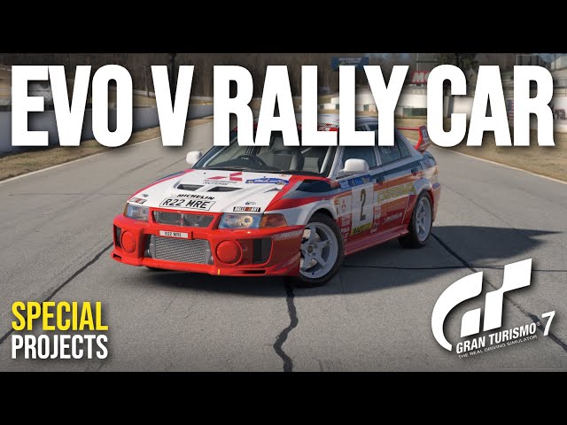 GT7 | Mitsubishi Evo V Rally Car Build Tutorial | Special Projects