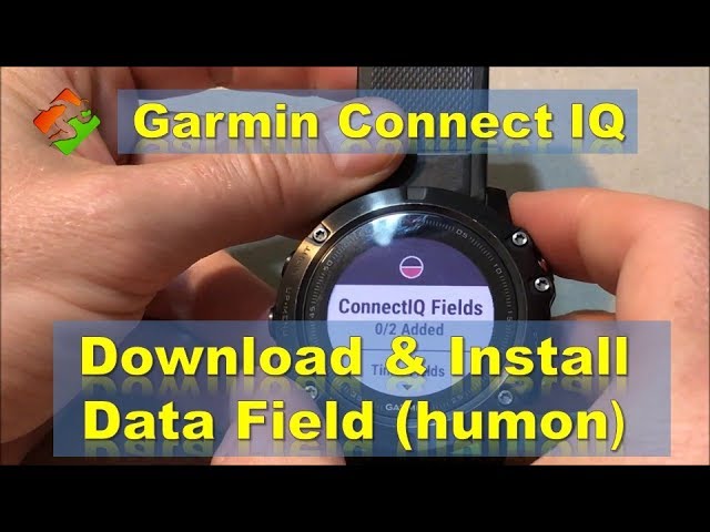Garmin Connect IQ  - download and install data field