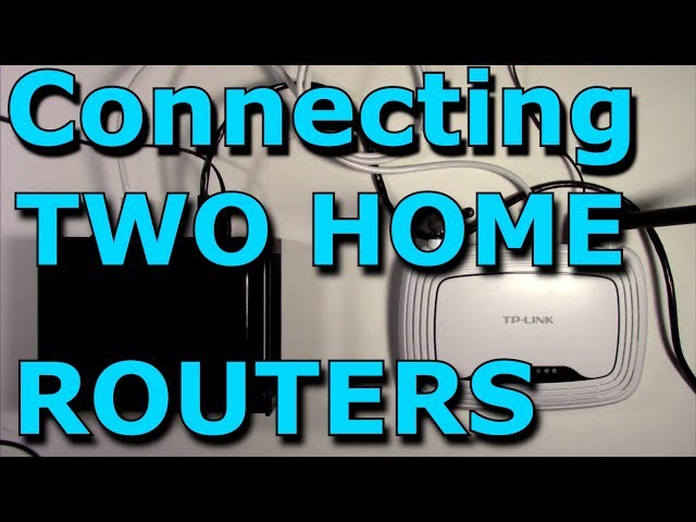 How To Connect Two Routers On One Home Network Using A Lan Cable  Stock Router Netgear/TP-Link