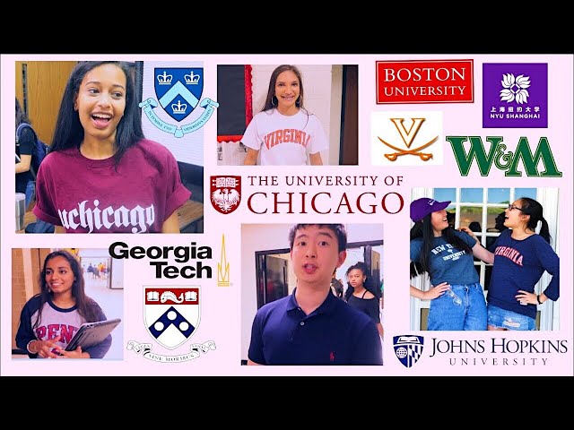 where is everyone going to college?? | college decision day 2018