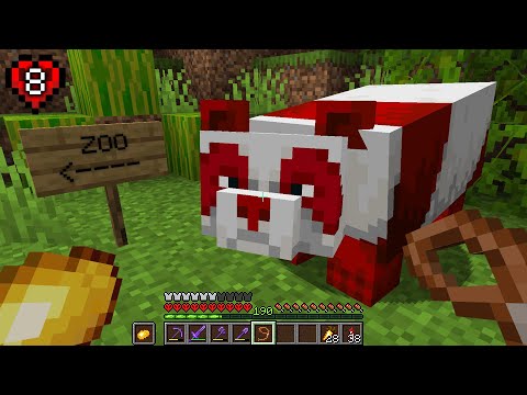 I Collected the RAREST Animals and Built a ZOO in Minecraft Hardcore!