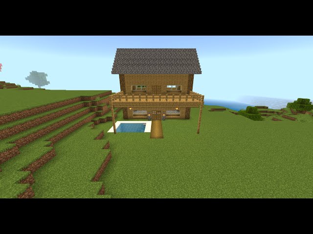 Beautiful Oak House Minecraft Tutorial