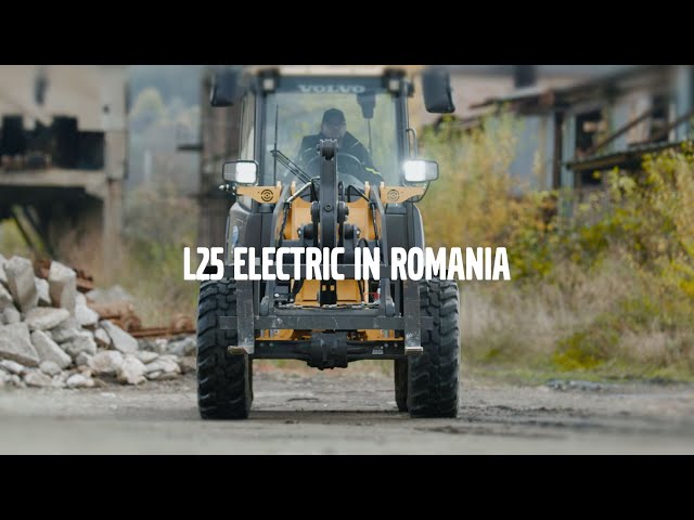 Volvo L25 Electric in Rumänien