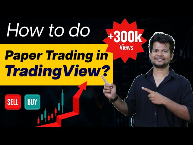 How to do Paper Trading in TradingView? | Live Demo of Paper Trading for Beginners | Trade Brains