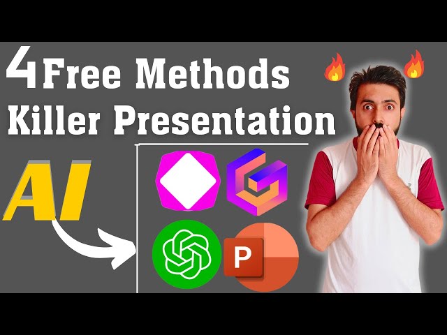 Four free AI tools for creating stunning presentations | Automation the presentation using latest AI