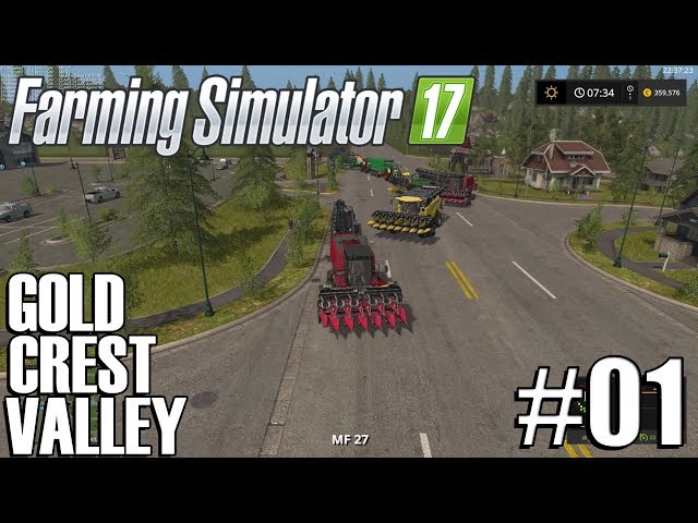 Farming Sim 17 - Gold Crest Valley 2.0- Timelapse #1 - This Is Where It All Started