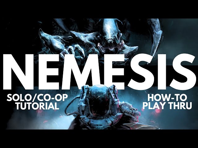 Nemesis | Solo Board Game Tutorial and Playthrough