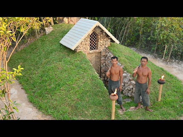 34Day 2 Man Building Dugout Shelter Underground By Hand