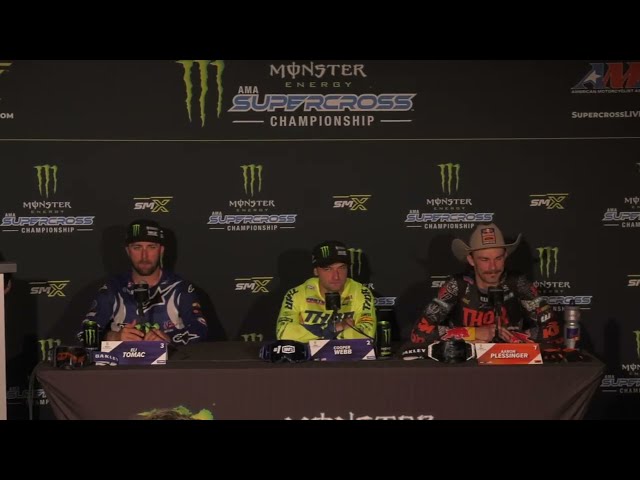 Monster Energy Supercross: Press Conference Round 4 - Anaheim 2