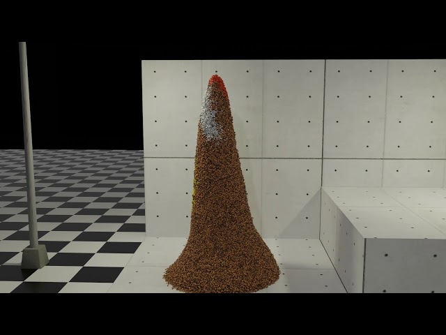 Molecular Script Sand Simulation - Blender3D
