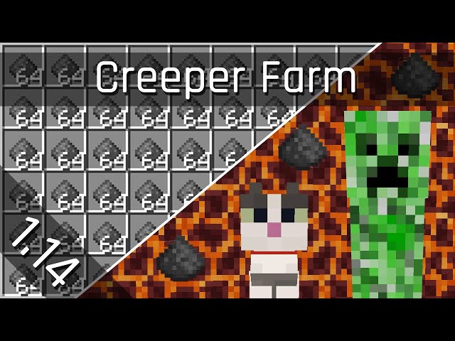Creeper Gunpowder Farm Tutorial | Minecraft 1.14 - 1.17 (Java Edition)