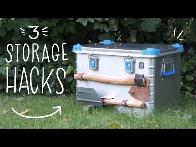 Make the most of your Storage Boxes - 3 Clever Camping Hacks!