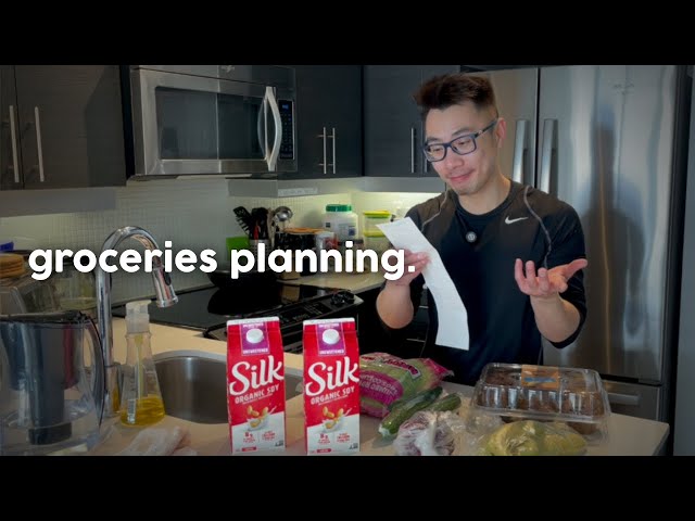 how I plan my groceries (and save money), my weekly groceries routine // my burnout diaries