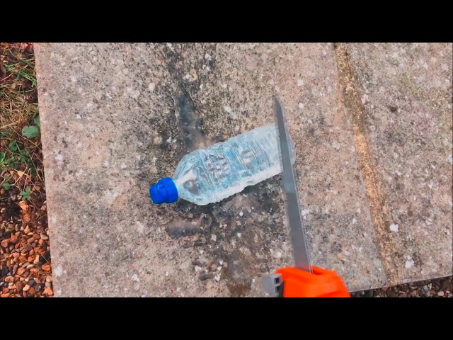 How to open a water bottle