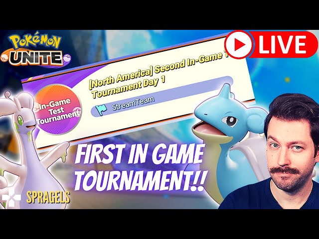 FIRST IN GAME TOURNAMENT!! spragels Pokemon Unite Stream