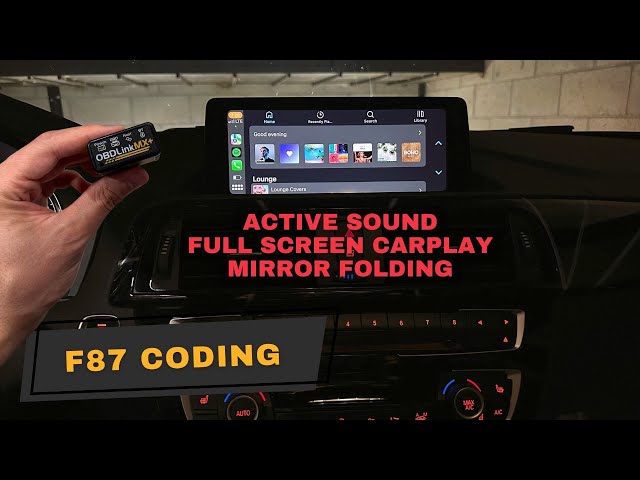 Unlocking Hidden BMW Features with OBDLink MX+ & BimmerCode | F87 M2 Competition | FULL CarPlay